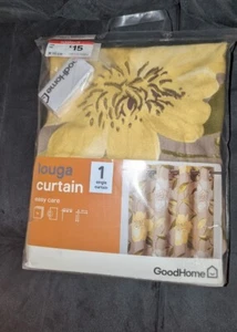 B&Q GoodHome Louga Blumenmuster 1 Vorhang nur Größe L183 x B167 cm. Unerwünschtes Geschenk. - Bild 1 von 11