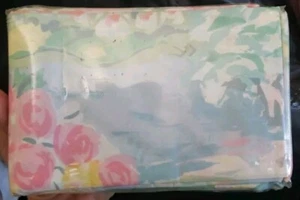 Martex MONET WATER LILIES 2 King Pillowcases 20×40" No Iron 200 TC - Picture 1 of 2