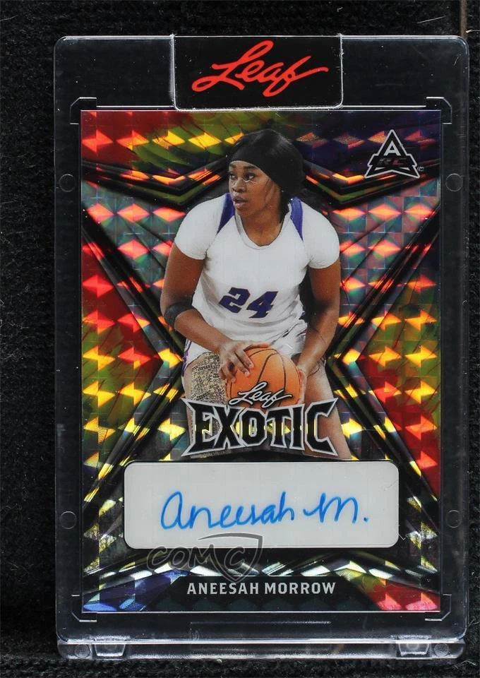 2022-23 Leaf Exotic Parrot Mosaic 1/5 Aneesah Morrow #BA-AM2 Auto