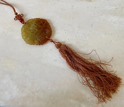 Mueble Decorativo 14 1/2" Color Óxido Borla Vidrio 2 1/4" Redondo Detalle Pieza Foto 1 de 4