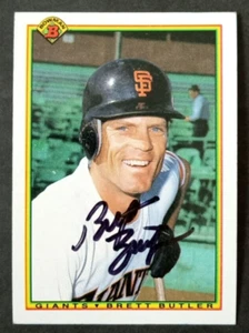 1990 Bowman SIGNED: Brett Butler, GIANTS #237 - Picture 1 of 1