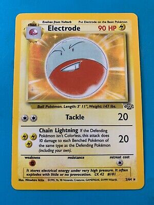 Electrode 2/64 Jungle Set Holo Rare Vintage 1999 Pokemon Card