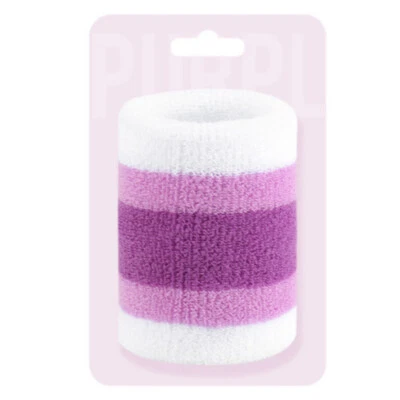 2 PCS Women Colorful Stretch Knitted Wristband Sports Fitness Wrist Band Strap - Image 1 of 2