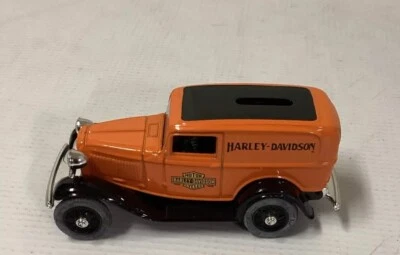 1932 Harley Davidson Ford Panel Truck Dime Bank Limited Edition Collectible - Image 1 of 4