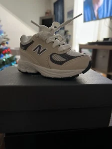 New Balance 2002R 50/50 "Tan/Grey" Toddler Boys' Shoe - Picture 1 of 1