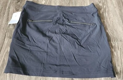 Falda corta Athleta Jenner, falda, bolsillos, cremalleras laterales, talla 12 nueva con etiquetas Foto 1 de 3