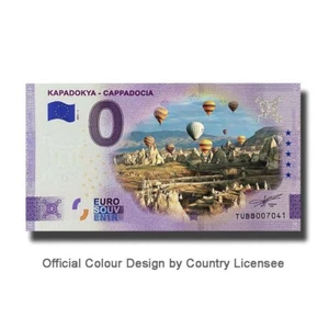 Tarjeta de recuerdo en color Kapadokya Euro Souvenir Turkey TUBB 2021-1 - Imagen 1 de 3