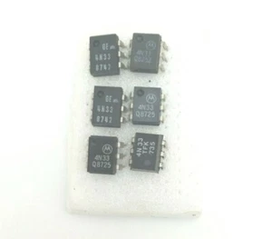 1pcs 4N33 Optocoupler, Photodarlington output, High Gain with Base Connection - Bild 1 von 1