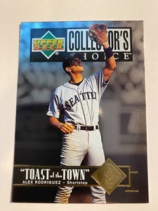 ALEX RODRIGUEZ 1997 UPPER DECK COLLECTORS CHOICE TOAST OF THE TOWN #T28
