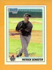 PATRICK SCHUSTER 2010 Bowman Chrome Prospects Refractor Rookie RC SER #d /777