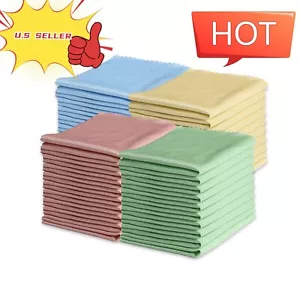 100/200/500/1000 Mixed Color Microfiber Clean Cloth For Glasses, Lens and Screen - Picture 1 of 6