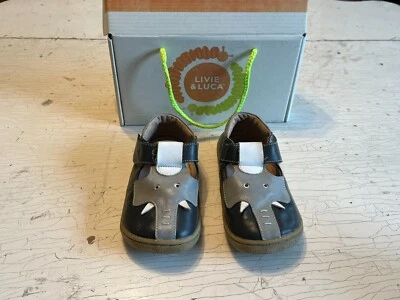 Sapatos tema elefante infantil masculino LIVIE & LUCA tamanho 10 - Imagem 1 de 2