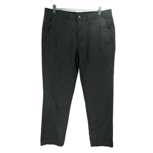 Volcom Men's Gray W34 x L31 Corpo Class Chino Pants Casual Skater Flat Front - Picture 1 of 7