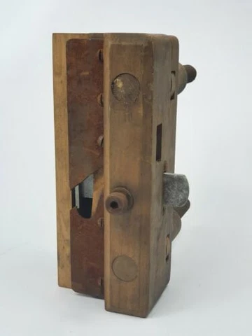 Antique Wooden Castle Lock Cover