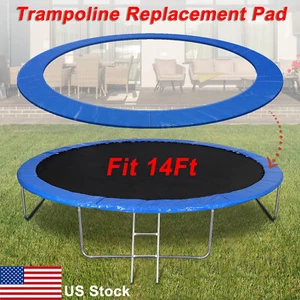 14 FT Trampoline Replacement Safety Pad Universal Trampoline Cover Blue New - Picture 1 of 10