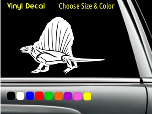 Calcomanía Ventana Dimetrodon Not a Dinosaur Jurassic World ELIGE TAMAÑO COLOR - Imagen 1 de 3