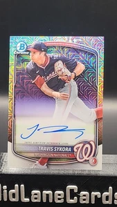 2025 Bowman Chrome Mega Box Travis Sykora Mojo Refractor Auto Nationals #BMA-TS - Bild 1 von 2