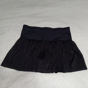 Women’s Athleta A-Game Mesh Skort 13.5” Black size Medium - Picture 1 of 7