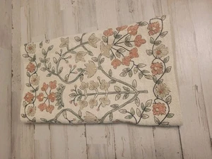 Pottery Barn Zea bestickter Lendenkissenbezug warm bunt 16" x 26"  - Bild 1 von 2