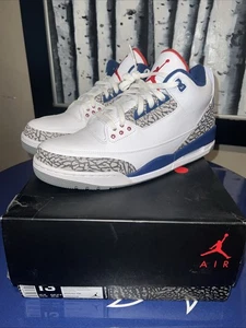 Talla 13 - Jordan 3 Retro True Blue (2016) 854262-106 - Totalmente Nuevo (caja dañada) - Imagen 1 de 10