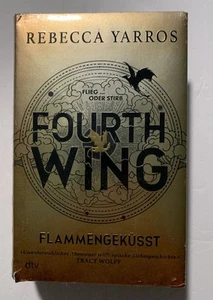 Rebecca Yarros Fourth Wing – Flammengeküsst By Tracy Wolff Hardback Book - Picture 1 of 6