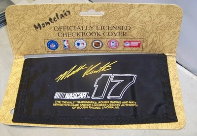 RICO #17 DEWALT MATT KENSETH NYLON CHEQUERA CUBIERTA BILLETERA TITULAR TARJETA DE CRÉDITO NUEVO  Foto 1 de 2