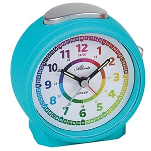 ATLANTA Reloj despertador infantil silencioso turquesa 1999/5 - Imagen 1 de 1
