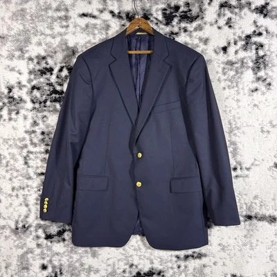 Brooks Brothers 1818 Madison Blazer Loro Piana Gold Buttons Wool Preppy Academia - Image 1 of 4
