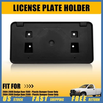 Soporte de marco para placa de matrícula delantera Fit Ram Dodge 1500 2500 3500 04-08 Foto 1 de 4