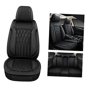 Leather Car Seat Covers Full Set, Waterproof Faux Leather Seat Covers for - Picture 1 of 7