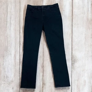 NYDJ Sheri Slim Jeans Black Size 14 Lift Tuck Technology Made in USA - Picture 1 of 15