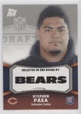 2011 Topps Rising Rookies Stephen Paea #118 RC - Image 1 of 2