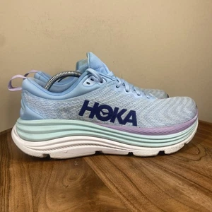 Hoka One One Gaviota 5 Airy Blue Womens Blue Size 8.5 Running Shoes 1134235 ABSC - Picture 1 of 12