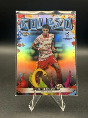 2021-22 Topps Chrome UCL - Golazo Dominik Szoboszlai #G-3 - Image 1 of 2