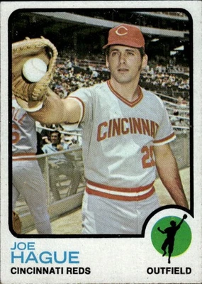 1973 Topps Joe Hague #447 Cincinnati Reds - Image 1 of 2