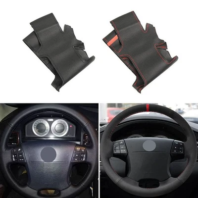 Hágalo usted mismo cubierta de cuero del volante para Volvo S80 2006-2009 XC70 2007-2010 V70 2009 Foto 1 de 4