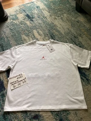 NWT Nike x Nigel Sylvester Bike Air Brick By Brick White T-Shirt Men’s Sz L - image 1 of 4