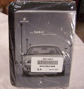 **NEW** 2004 Mercury Sable Owners Manual Set Case 04 - Picture 1 of 1