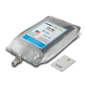 DTF CYAN Ink 1000ml Pouch for VJ-628D, XPJ-1682D Direct To Film - MADE IN USA - Picture 1 of 1