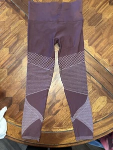 SPANX Look At Me Now Seamless Moto Leggings in Wine Large - Picture 1 of 3