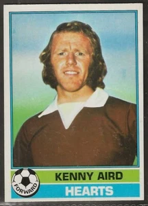 TOPPS-FOOTBALL (SCOTTISH YELLOW BACK 1977)-#021- HEARTS - KENNY AIRD - Foto 1 di 2