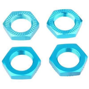 Adaptador hexagonal de tuerca de rueda de aluminio de 4 piezas de 17 mm para accesorios de coche modelo RC de 1/8 - Imagen 1 de 14