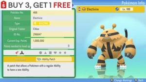 ✨ Electivire Brillante ✨ Pokemon Diamante Brillante Perla Brillante 6IV BDSP - Imagen 1 de 5