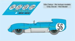 Decals Lotus 11 Le Mans 1958 56 1:32 1:24 1:43 1:18 87 Eleven slot calcas - Imagen 1 de 1