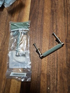 BETSY FIELDS DESIGN 3" Cabinet Drawer Pull Liberty 68946 Brushed Nickel & Green - Picture 1 of 1