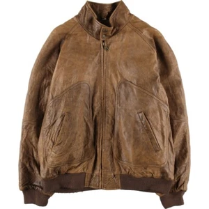 CONTEXT Leather Blouson Men's XL size /eaa493295 - Picture 1 of 7