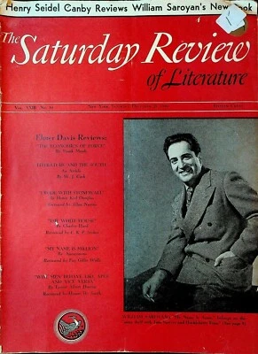 Saturday Review of Literature December 28 1940 William Saroyan Elmer Davis  Foto 1 de 2