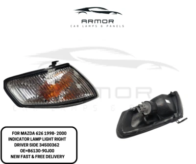 FOR MAZDA 626 1998- 2000 INDICATOR LAMP LIGHT RIGHT DRIVER SIDE 34500362 - Image 1 of 4