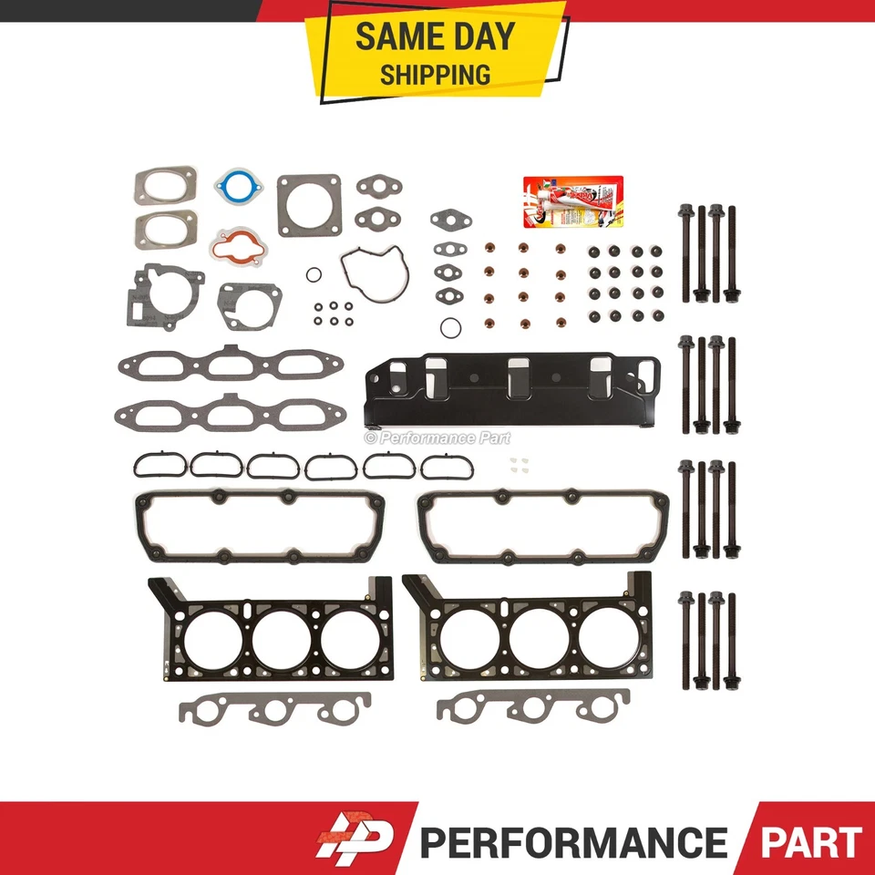 Juego de pernos de junta de culata para 01-04 Chrysler Town Country Dodge Grand Caravan 3,8 L Foto 1 de 4