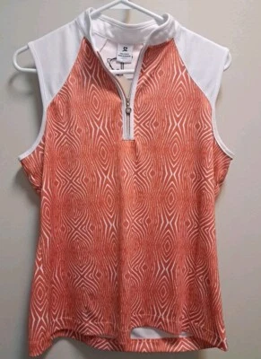 Camisa deportiva diaria para mujer Linda manga corta golf/tenis camisa, grande, naranja Foto 1 de 4